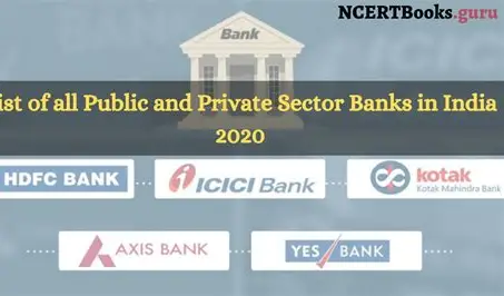 Public and Private Sector Banks of India